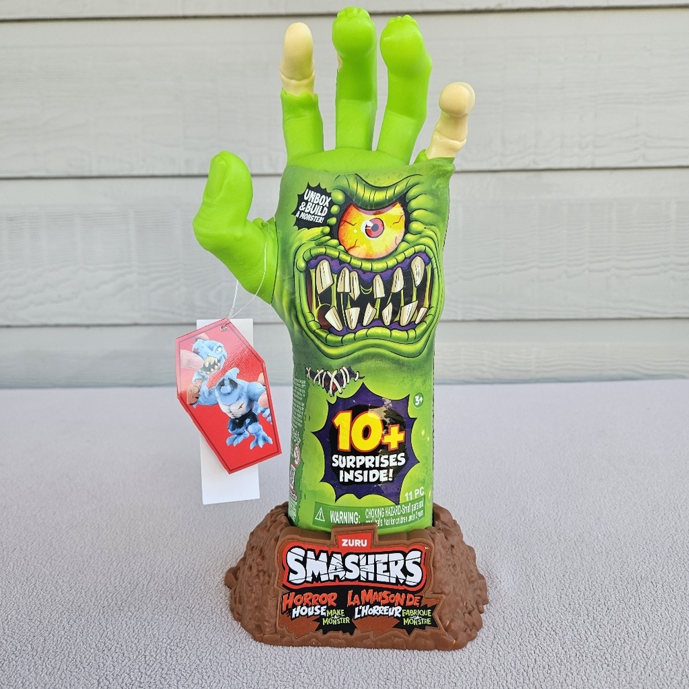 Zuru Smashers Horror House Make A Monster Shark Figure 10+ Surprises